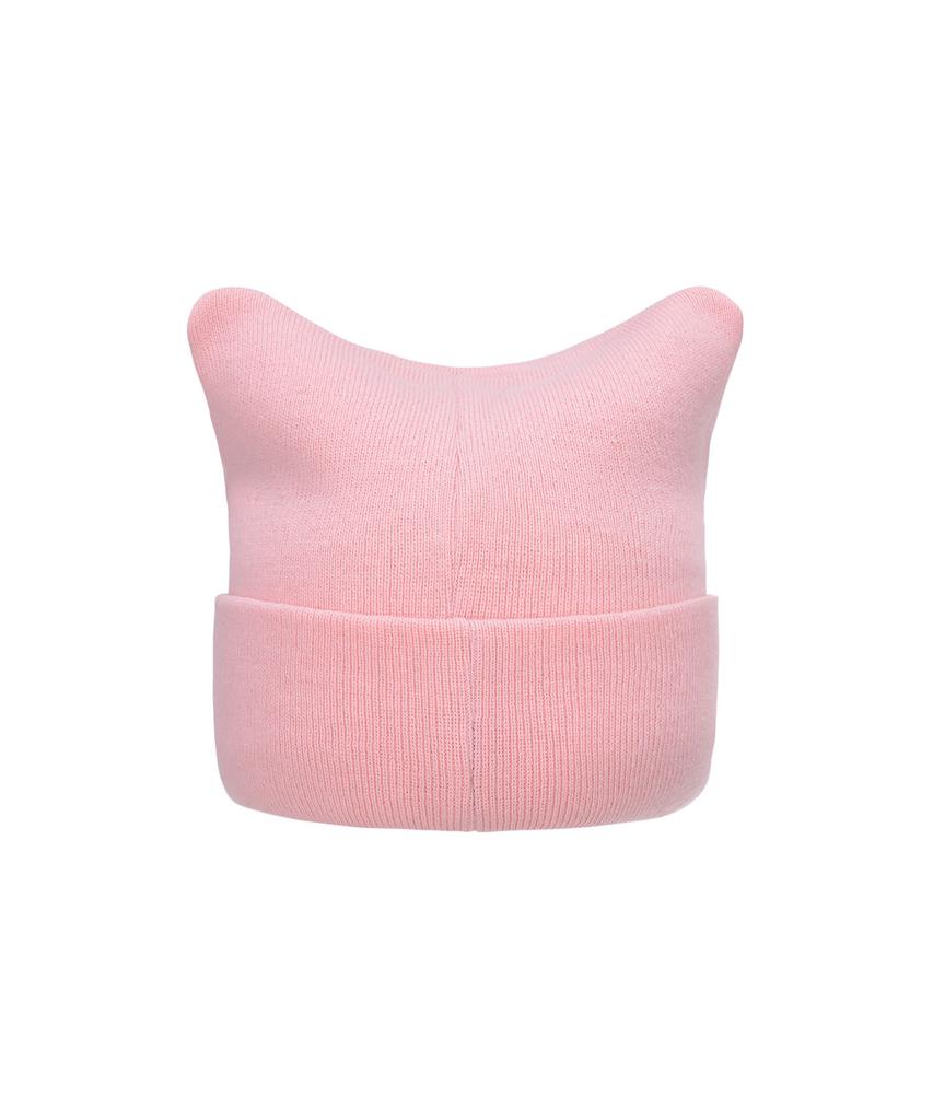 Bajal Va Label Square Beanie Pink