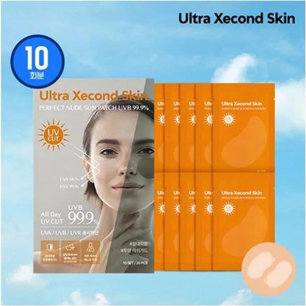 Ultra Xecond Skin Perfect Nude Sun Patch 10-Patch Pack (20 Patches)
