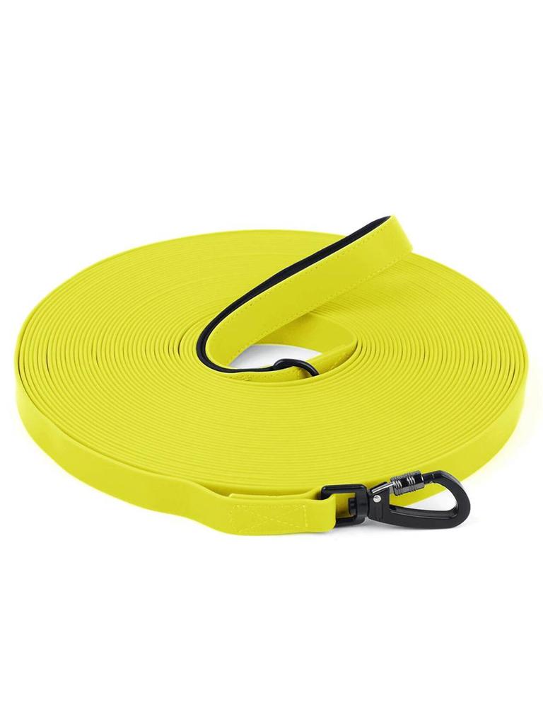 Vattentätt hundkoppel, 3M/5M/10M/15M/20M/30M Hundpromenadkoppel för utomhusbruk, Slitstark PVC långlina spårningslina med vadderat handtag