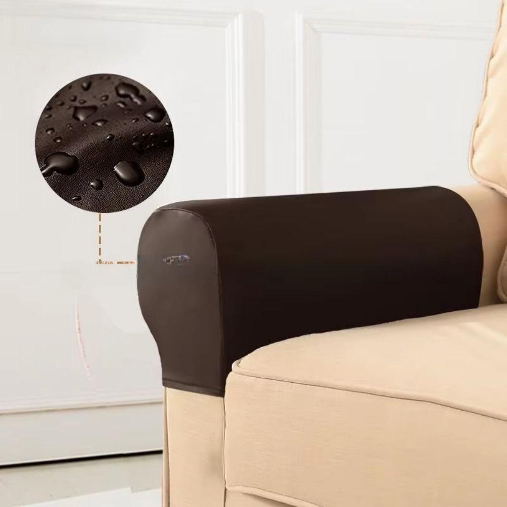 Thick Sofa Armrest Covers Soft Armrest Protector Removable Armchair Covers  Sofas