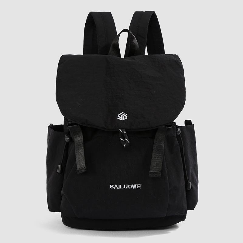 Schoolbag male and female college students backpack new outdoor short trip lightweight simple backpack large capacity computer bag