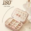 Large Capacity Velvet  Jewelry Box Rectangle Jewelry Gift Displays Box  Necklace Display Case