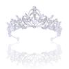 Simple and Fashionable Bridal Crown Popular Wedding Tiara  Diamond Baroque Bridal Crown Accessories