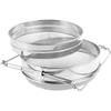 Double Sieve Honey Strainer Stainless Steel Honey Extractor Mesh Sieve Beekeeping Bee Tools Net Impurity Filter Garden Supplies