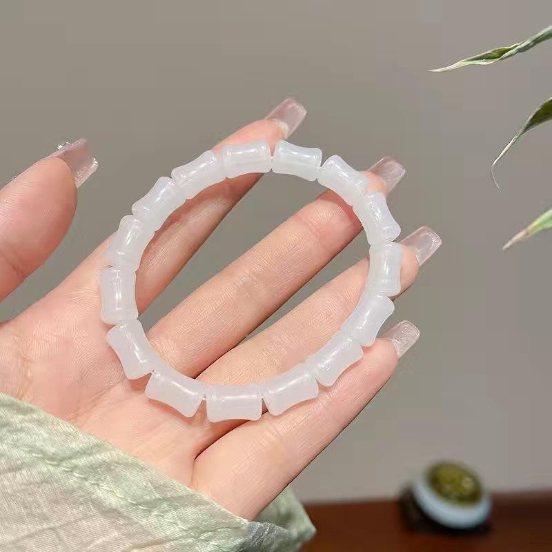 

Древний бамбуковый браслет, летний национальный стиль, маленький и свежий парный эластичный студенческий браслет-пластина для игры, подарок парню и девушке Default