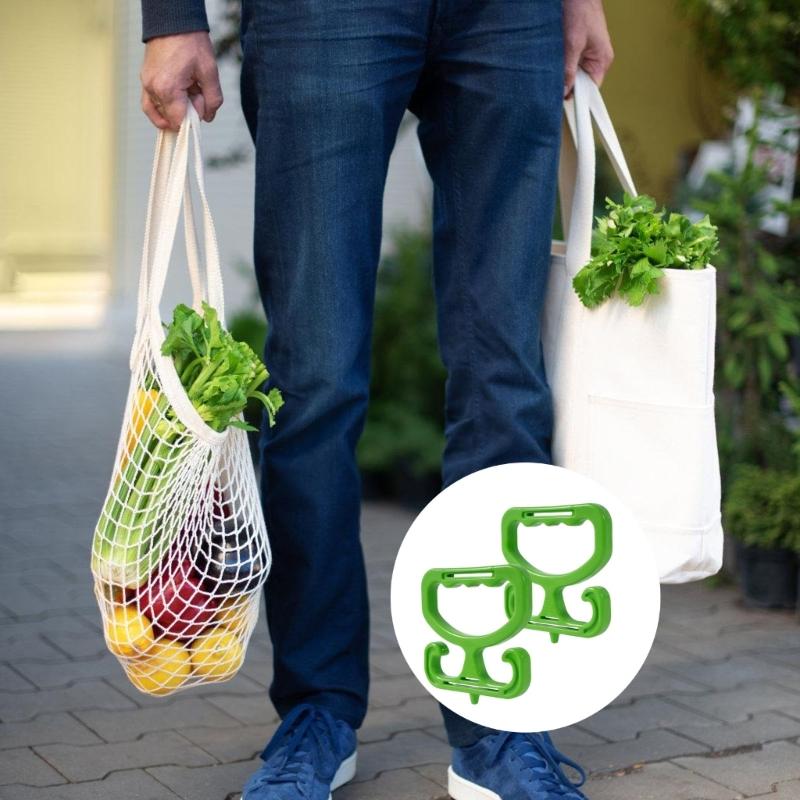 Heavy Duty Bag Handles Carriers Holder Comfortable Grip for Easy Shopping and Lifting Groceries Bucket Hold Up to 100lbs