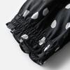 Women's 100% Cotton Puff Sleeve Polka Dot Blouse