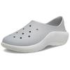 Crocs Comfortable Simple Non-Slip Lightweight Low-Top Casual Shoes Unisex Shoes Gray White 210080-1UD