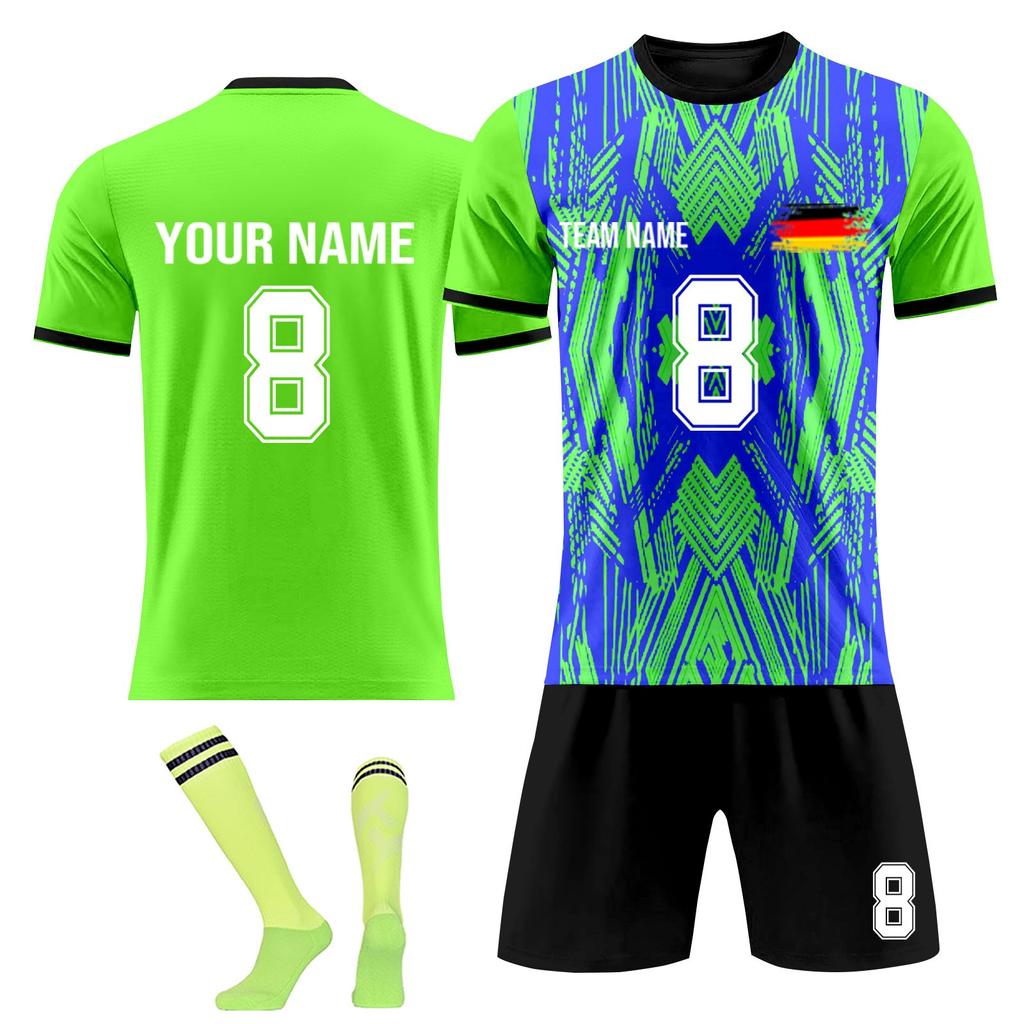 Personalised Shirts Kit Mens Girls With Name Number Custom Football Jerseys For Boys Training Suit