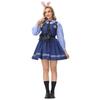 M-xl Langarm Judy Hopps Polizei Kostüm aus Zootopia für lustige Rollenspiel-Veranstaltungen