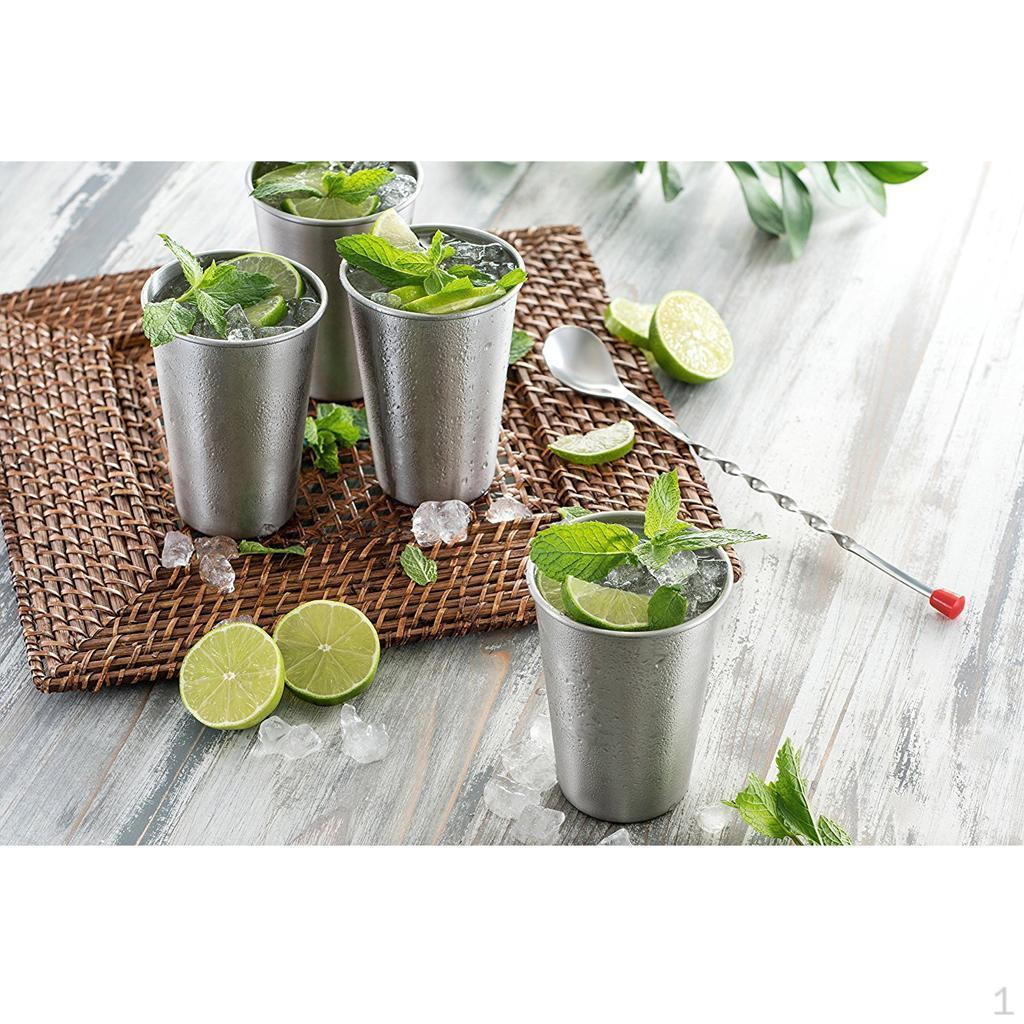 2 Stück Edelstahl Tasse Becher Trinken Kaffee