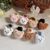 1 Pair Infant Baby Sock Cute Cartoon 3D Bear Short Sock for Toddler Baby Boy Girl Spring Summer Non-slip Floor Sock for Kids