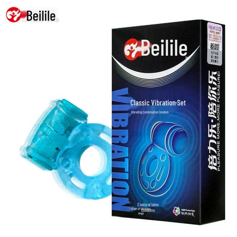 Beilile Ultra-Thin Large Size Lubricated Condoms - Wolf Tooth & Mushroom Design for Family Planning