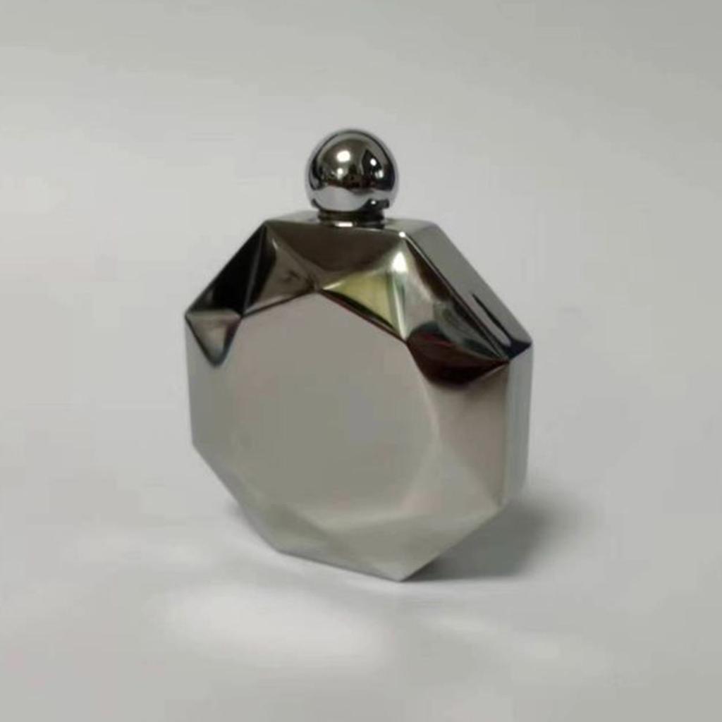 Octagonal Round Pocket Beer Container 5oz Stainless Steel Hip Flask Whiskey Wine Pots Small Whiskey Bottle Liquor Access