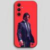 Cool J-John Wick Phone Case for Samsung Galaxy A73,23,53,33,24,72,22,52,32,54,A34 Soft Cover