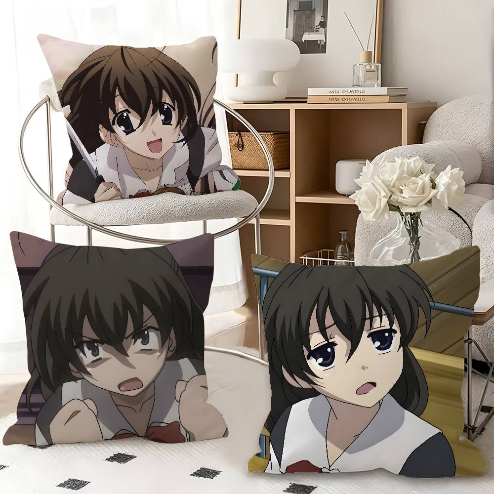 1pc Sekai Saionji Anime Characters Pillow Case Fashion Square Pillowcase Bedroom Sofa Room Ins Decoration Leisure