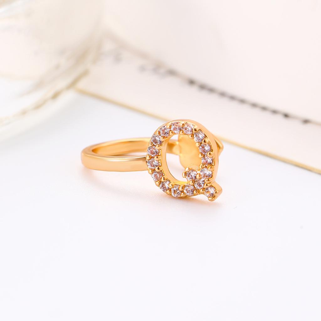 Advanced Temperament 26 English Letter Ear Clip Simple U No Ear Hole Earrings For Women