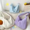 Sweet Love Solid Color Women's Shoulder Bag Simple Large Capacity Female Messenger Bags Fashion Soft Fabric Ladies Handbag Purse