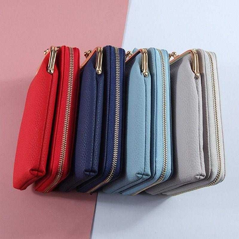 For Bag Shoulder Women Sling Bags Pu Leather Cellphone Cosmetic Pouch Purse Coin
