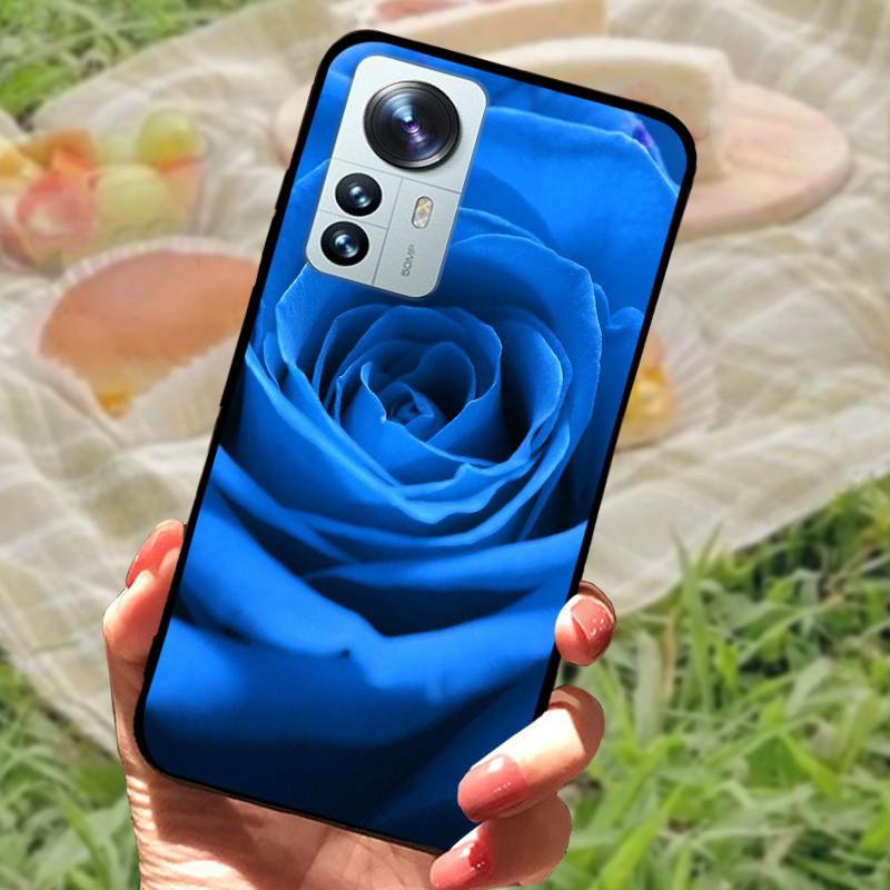 For Xiaomi Mi 12 Case 12X 12S Soft Silicone Cartoon Painted Phone Cover For Xiaomi 12 Pro Case 12S PRO Shockproof Coques Bumper