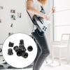 10Pcs Potentiometer Control Knob 6mm Knurled Shaft Hole Amplifier Knob Plastic Electric Guitar Knobs Easy to Install