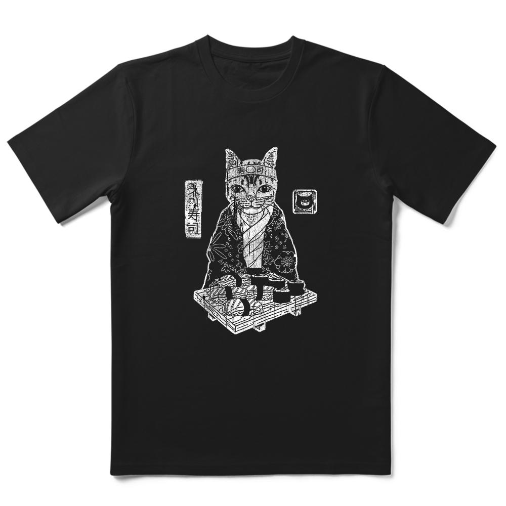 COOLMIND 100% Cotton Cool Mens Tee Shirt Casual Cool Cat Print Men Tshirt Loose Summer Short Sleeve Men T Shirt o-neck t-shirt