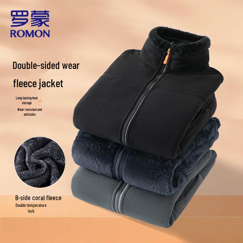 Romon Men s Fleece Winter Jacket 3XL