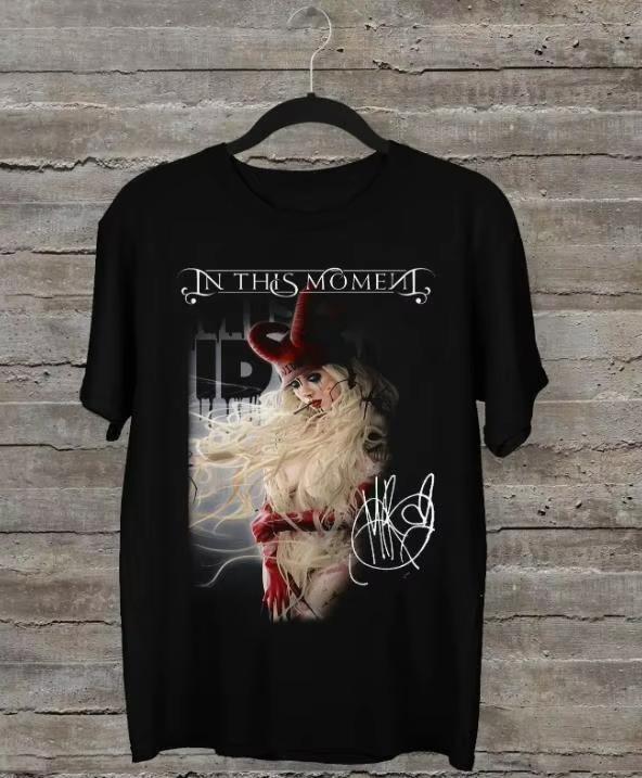 In This MoUnisext Band Short Sleeve Gift for Fan Black Tshirt Unisexs Tshirts Y2k Clothes Unisex Cheap Clothing Pure Cotton Shirt XXL