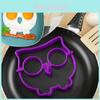 Premium Quality Silicone Funny Owl Mould Egg Rings Cooking Shaper For Perfect Breakfasts