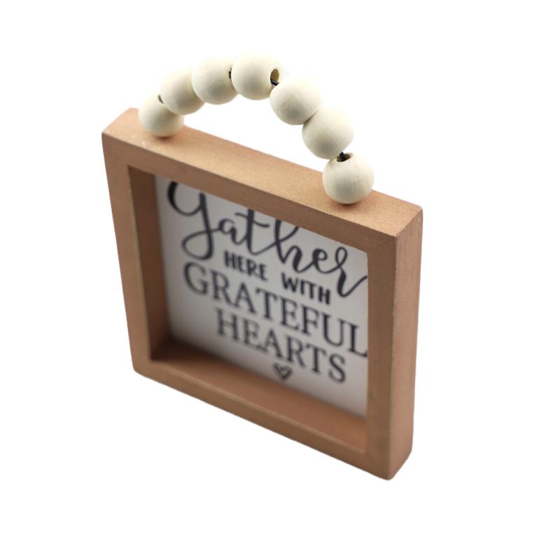 Quadratisches Holz-Hängeschild Holztafel Wandkunst Für Küche Schlafzimmer Wohnzimmer Arbeitszimmer Dekorationen