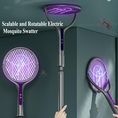 Scalable Extension Mosquito Killer, USB Rechargeable Household 2-in-1 Mosquito Killer Lamp
