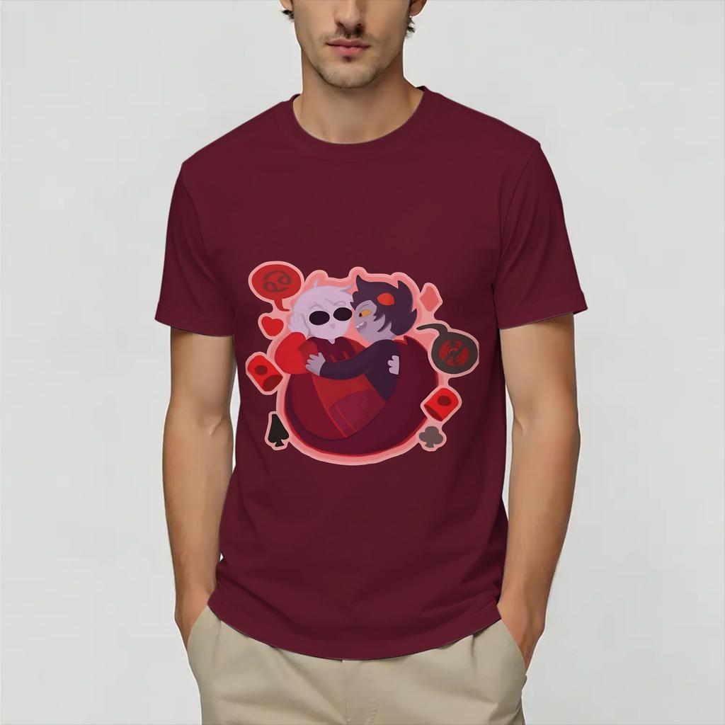 Homestucks Dave Strider T Shirt Summer 100 Cotton T Shirts For Unisex Hippie Design Tee Shirt Short Sleeve Vintage Clothes