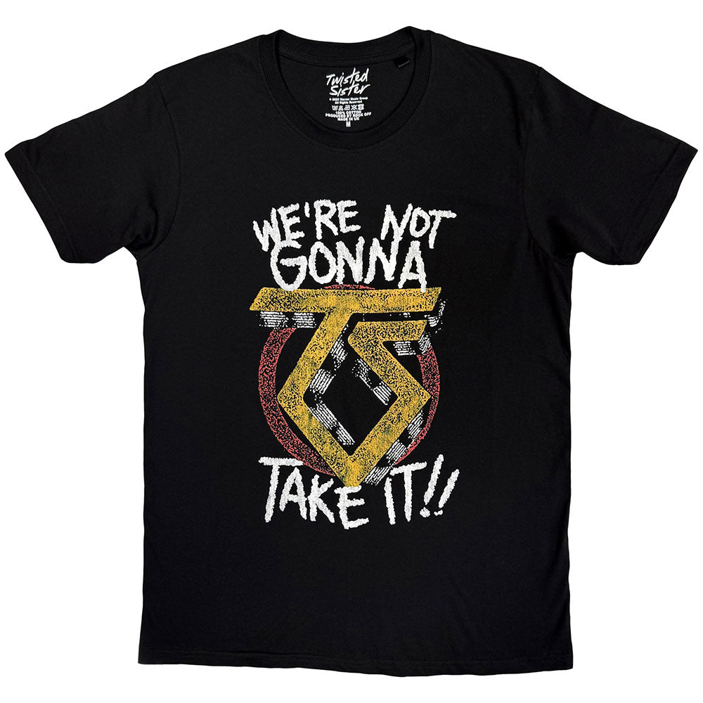 Twisted Sister TShirt Not Gonna Take It Black OFFICIAL NEW S