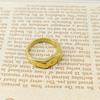18k Gold Minimalist Cold Style Polished Ring Band