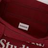 SLOGAN WASHED ECO BAG - RED