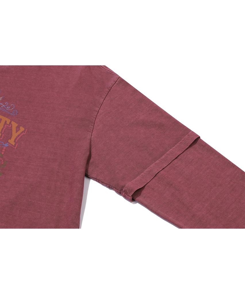 CPGN STUDIO Liberty Rose Layered Pigment Long Sleeve Dusty Pink