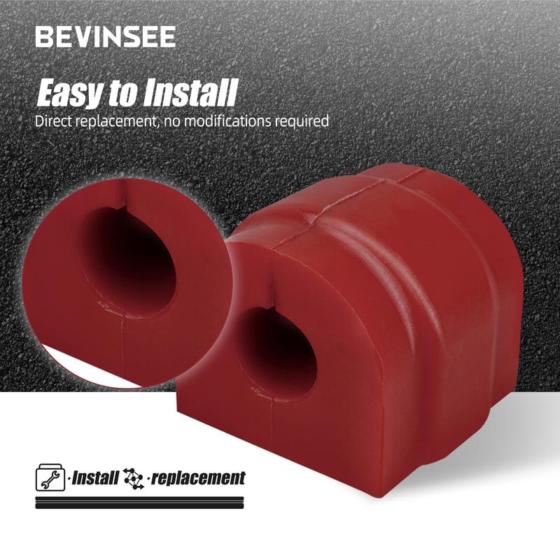 80A Polyurethane Front & Rear Anti Roll Sway Bar Bushing Set for BMW E46 2001-2006, Replace for 31351097179,33551138104