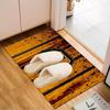 Wolves Football Club Emblem Printed Office Carpet Chair Cushion  Entryway Rug, Rugs for Living Room, Bedroom Christmas gifts