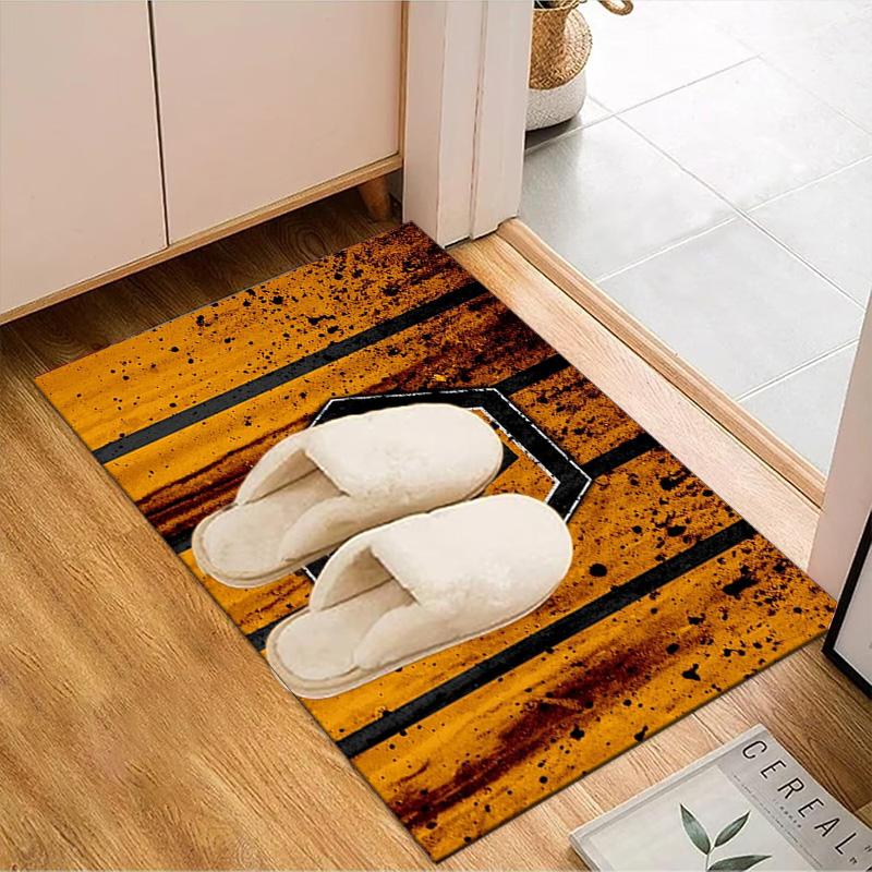 Wolves Football Club Emblem Printed Office Carpet Chair Cushion  Entryway Rug, Rugs for Living Room, Bedroom Christmas gifts