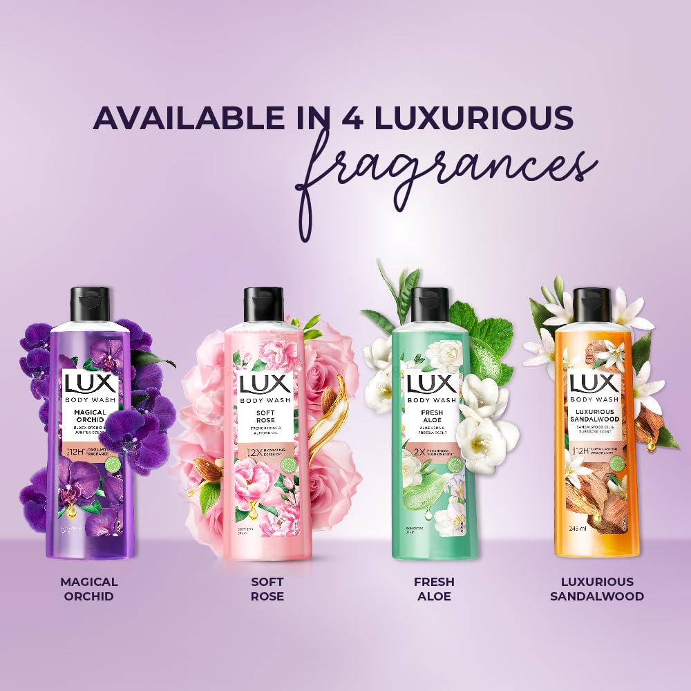 Luxuriöses Sandelholz Duschgel mit Tuberose-Duft für weiche, duftende Haut 245 ml Langanhaltendes, verwöhnendes Duschgel