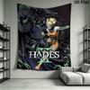 Hades poster Wall Hanging Printed Fabric Blanket Decorative Tapestries for Bedroom Living Room Home Decor