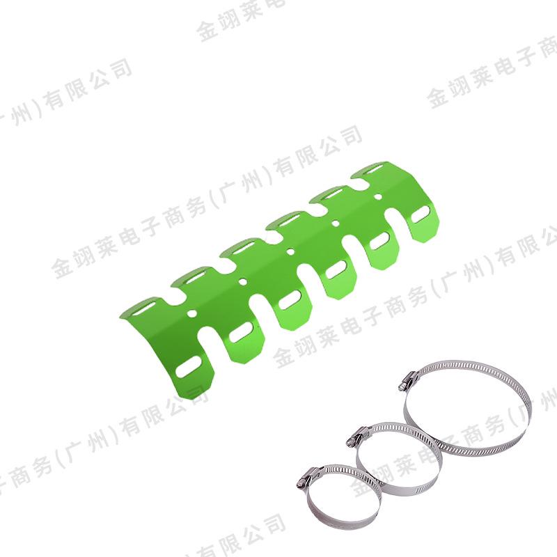 Motorcycle Exhaust Guard: Heat Dissipation, Anti-Scald, Scratch & Collision Protection, Short Version