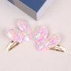 Sequined Casual Barrettes Hair Clip Bowknot Sweet Star Flat Clip Hairpin Star Bowknot 2000s Hair Clip for Bunches