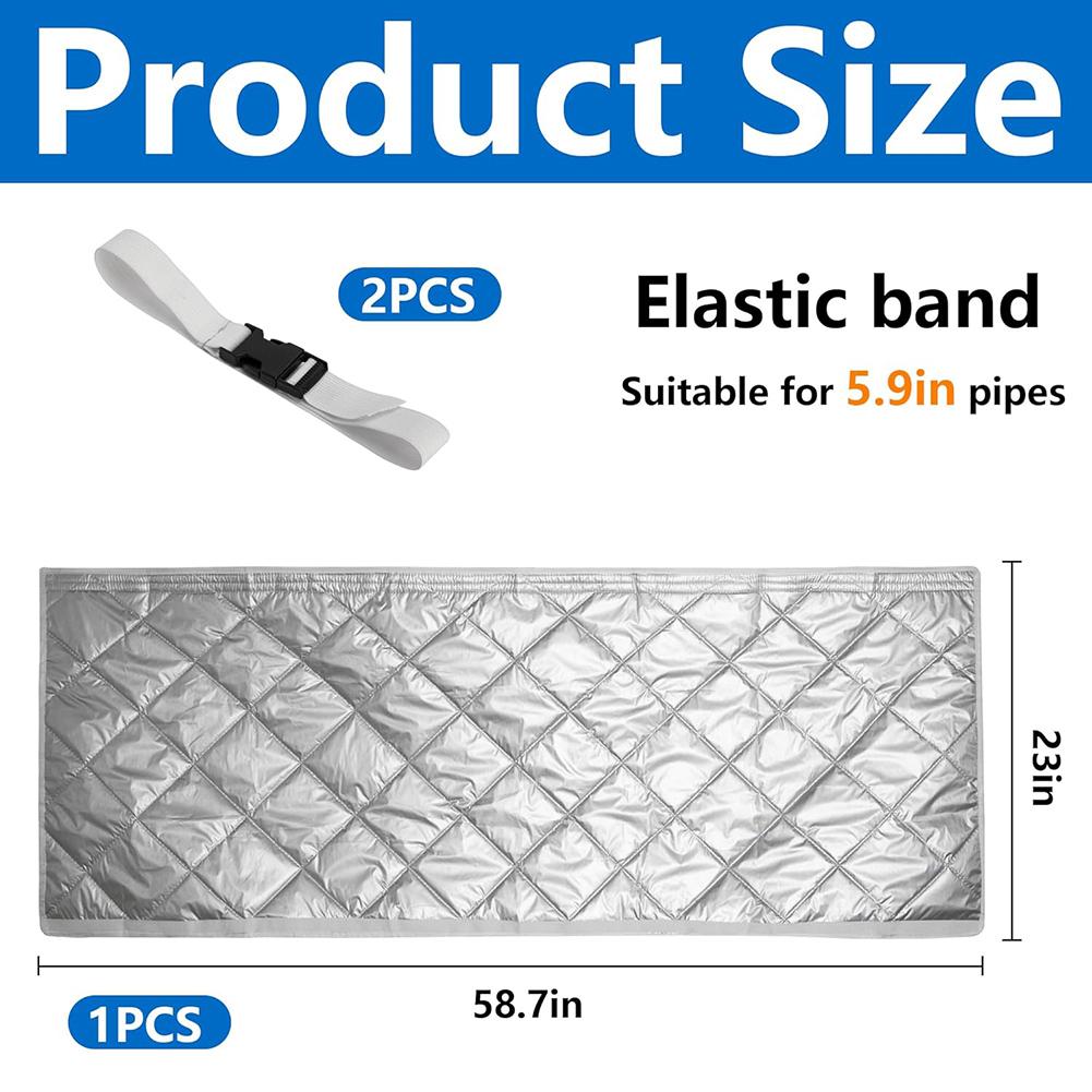 Portable Air Conditioner Hose Cover AC Insulation Hose Cover Exhaust Pipe Cover 58.7in * 23in Air Conditioning Hose Cover Tools