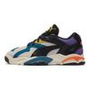 Puma Performer Vintage Leather Lace-Up Low-Top Dad Shoes Unisex Sneaker Gray Black Blue 374129-02