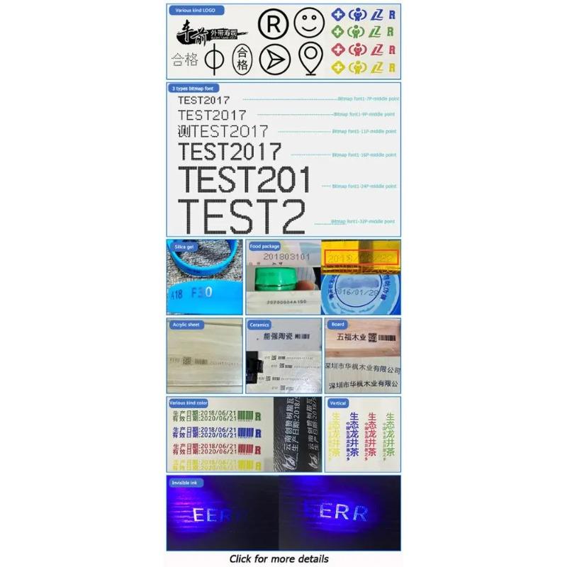 EU Smart Handheld Inkjet Printer Clear/Fast Print: Production Date, Batch No.,Graphics Portable, Easy-Use For EU Packaging/Labels