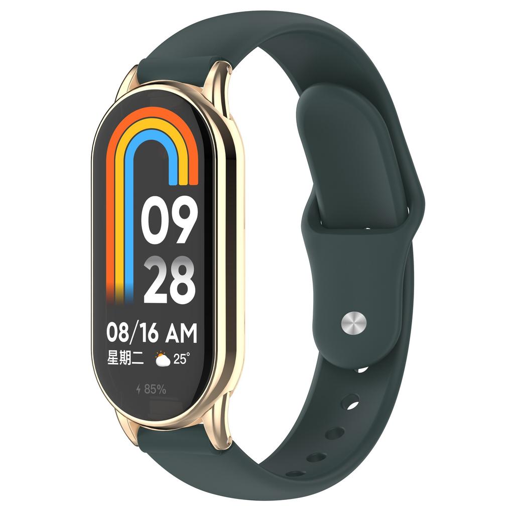 12mm Silicone Strap For Xiaomi Band 9 8 NFC Smart Watch Bracelet Strap For Huawei Band 10 9 8 NFC Case Cover Strap  Accessories