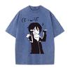Yato Noragami Funny Clothing Men Women Short Sleeve Manga T-shirts Vintage Washed T Shirt Casual Cotton Tee Harajuku Male Tshirt