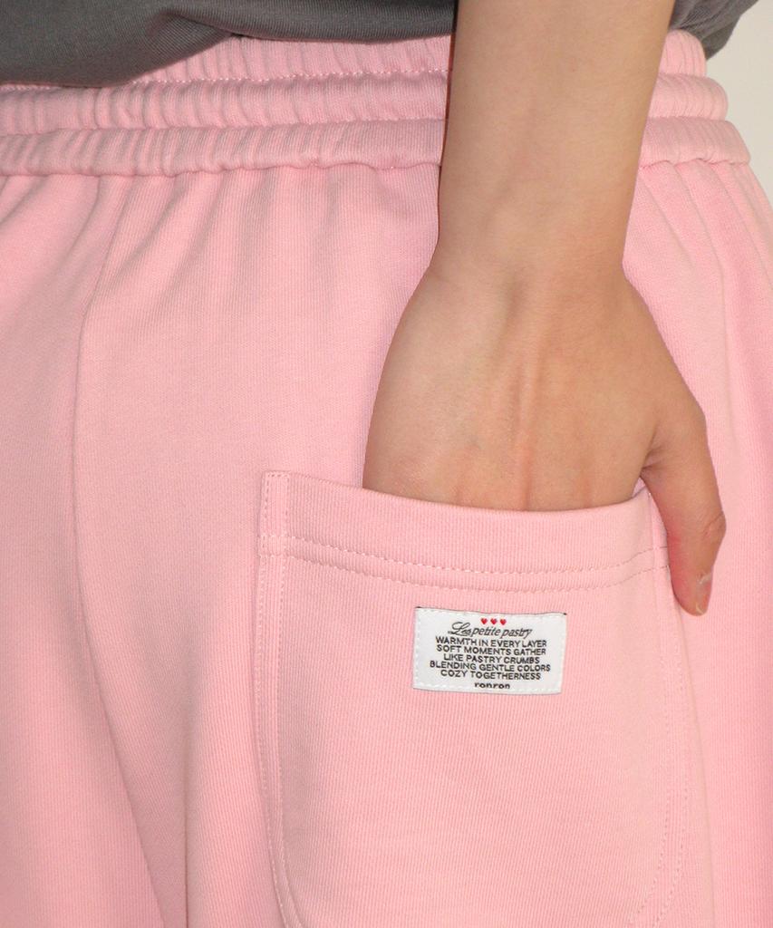 RONRON Mini Heart Balloon Jogger Pants Soft Pink