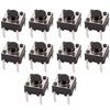 Mikroprzełączniki 6x6 Mm – Zestaw 10 Sztuk Do Pilotów Bramowych | Wysoka Jakość | Łatwy Montaż